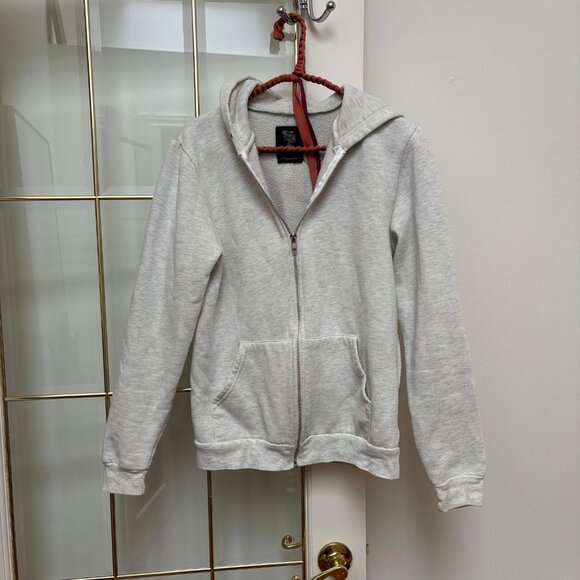 Aritzia Zip-Up Light Heather Grey Medium Hoodie :) - Picture 5 of 5